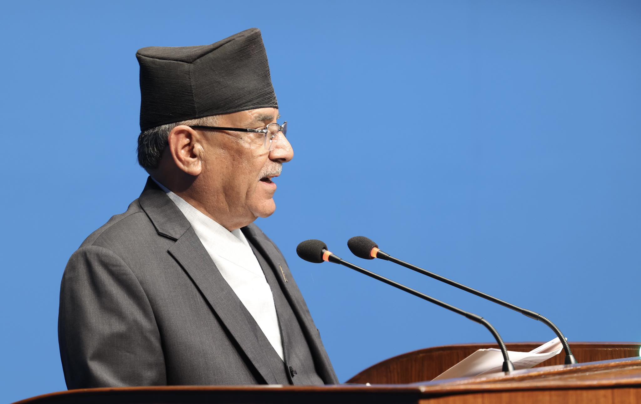 PM Dahal briefs parliament about his upcoming UNGA and China visit