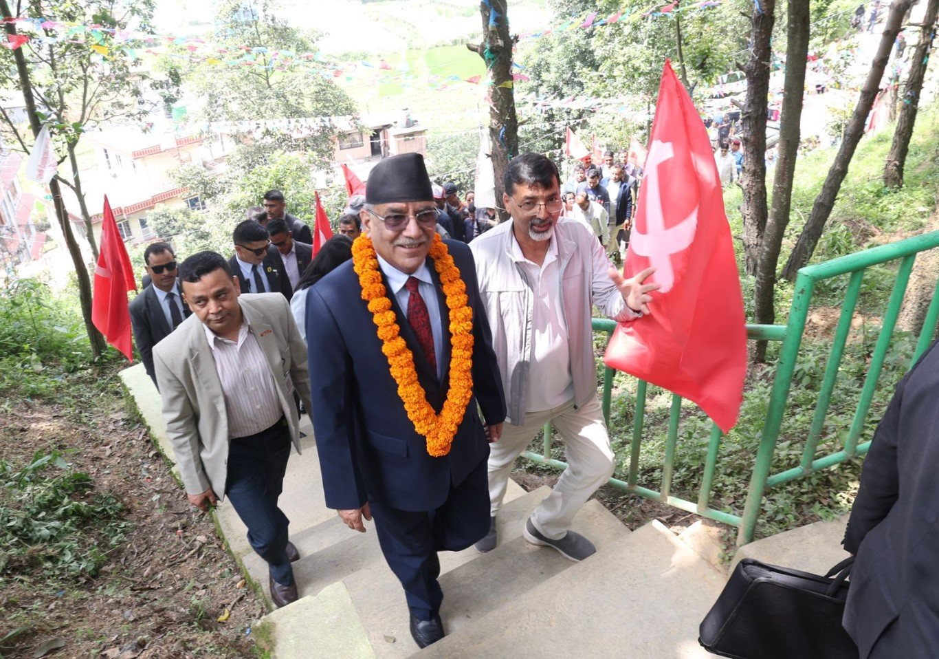 Prachanda visits Ghattedanda for Maoist ward-level campaign