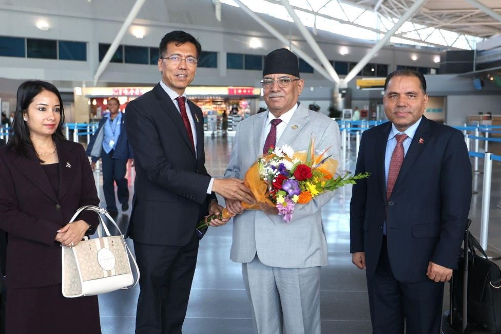 Prime Minister Prachanda arrives in New York