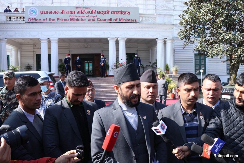 Govt’s Common Minimum Program will be unveiled on Friday: Home Minister Lamichhane