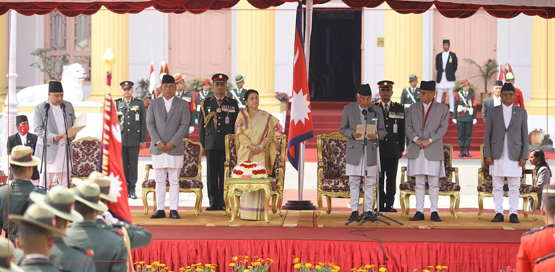Ram Chandra Poudel sworn in as Nepal's new president