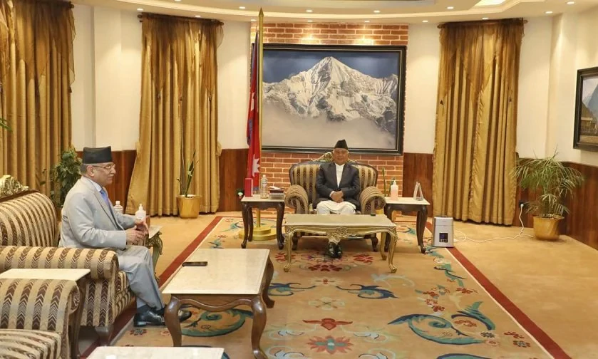 PM Dahal updates President Poudel on new ministerial appointments