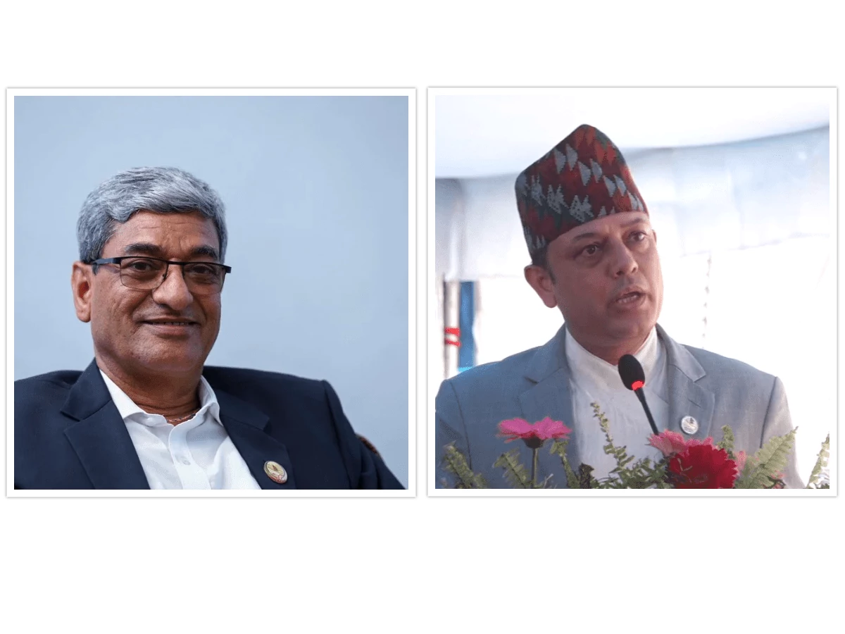 Home Minister Lekhak, RSP Vice President Aryal meet