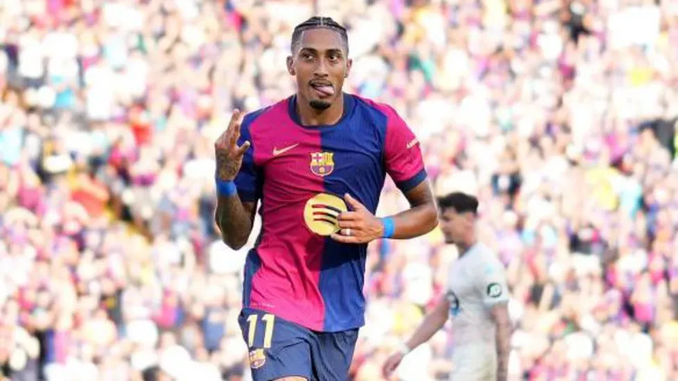 Raphinha scores hat-trick as Barca secure huge win