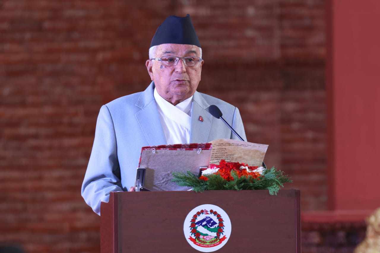 President Paudel urges unity and hope on Constitution Day