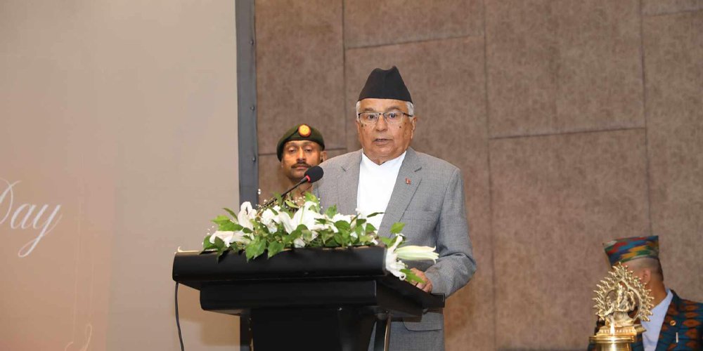 President Paudel stresses on equal access to health services