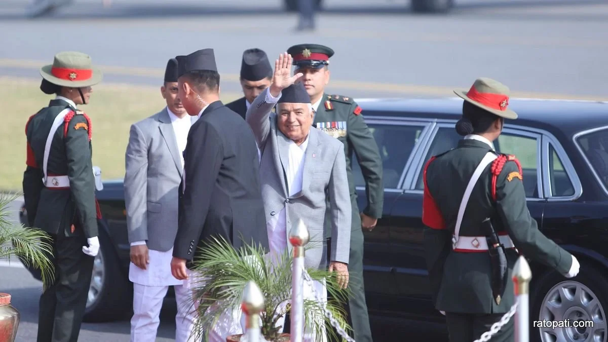 In pictures: President Paudel returns from COP-29 in Azerbaijan