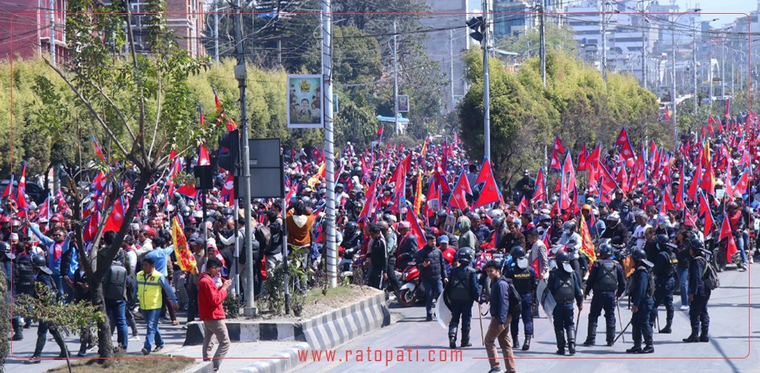 Photo Feature: RPP holds protest for monarchy restoration