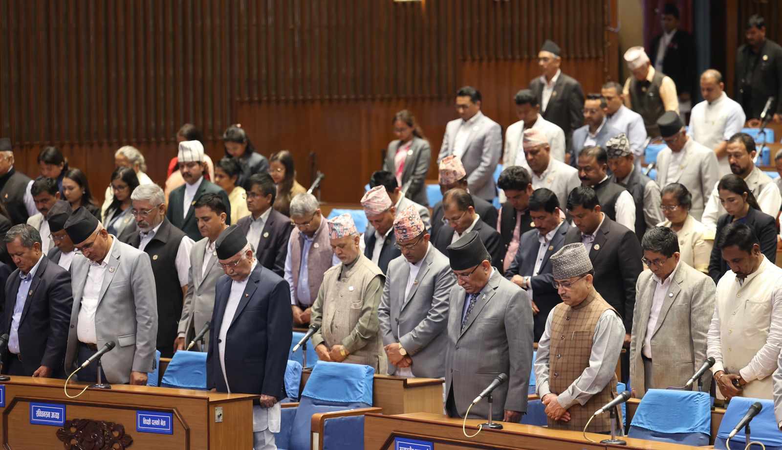 HoR meeting ends with passing Condolence proposal on Subash Nemwang’s demise