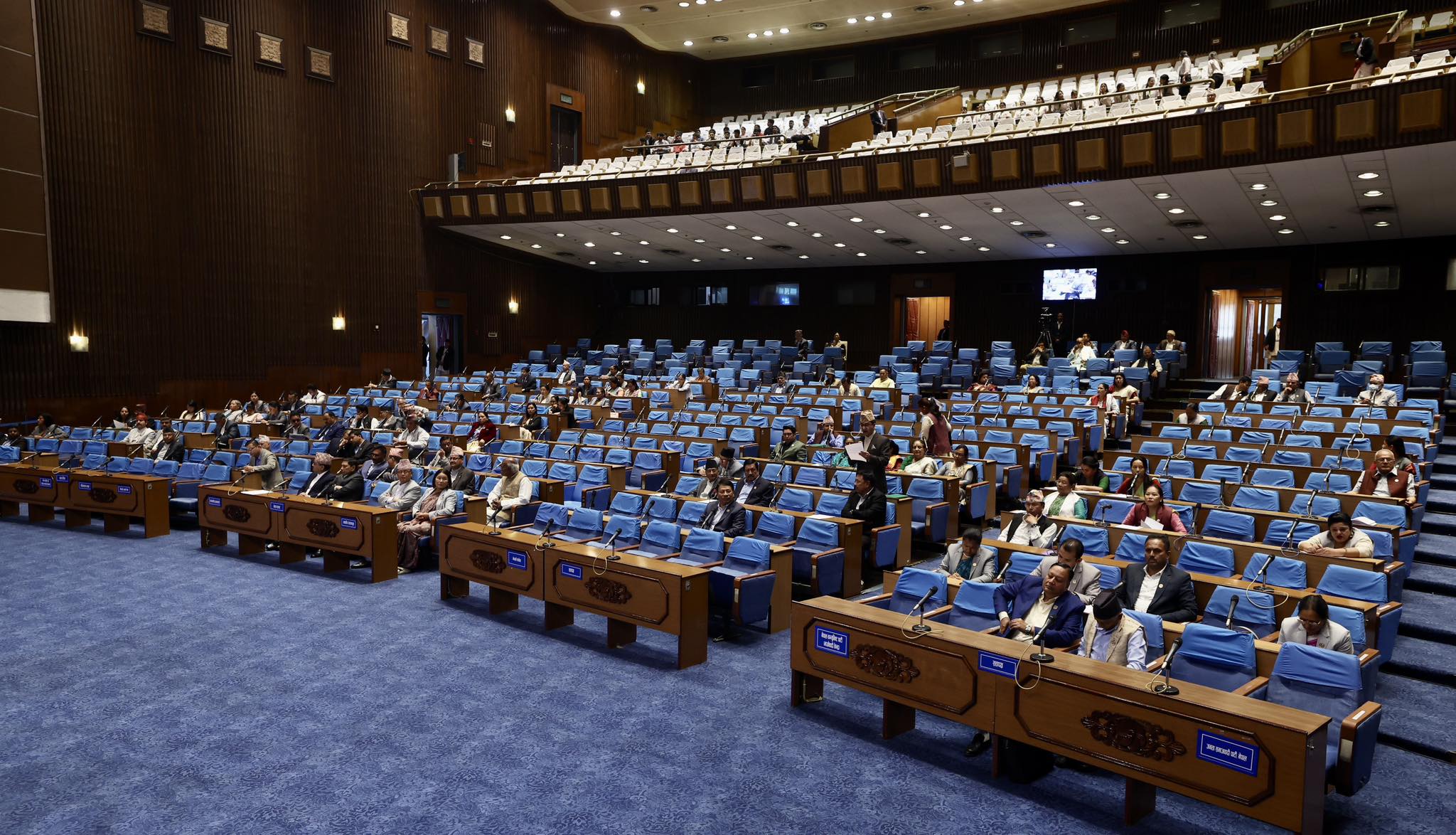 Parliament meeting adjourned for one week after quorum not reached