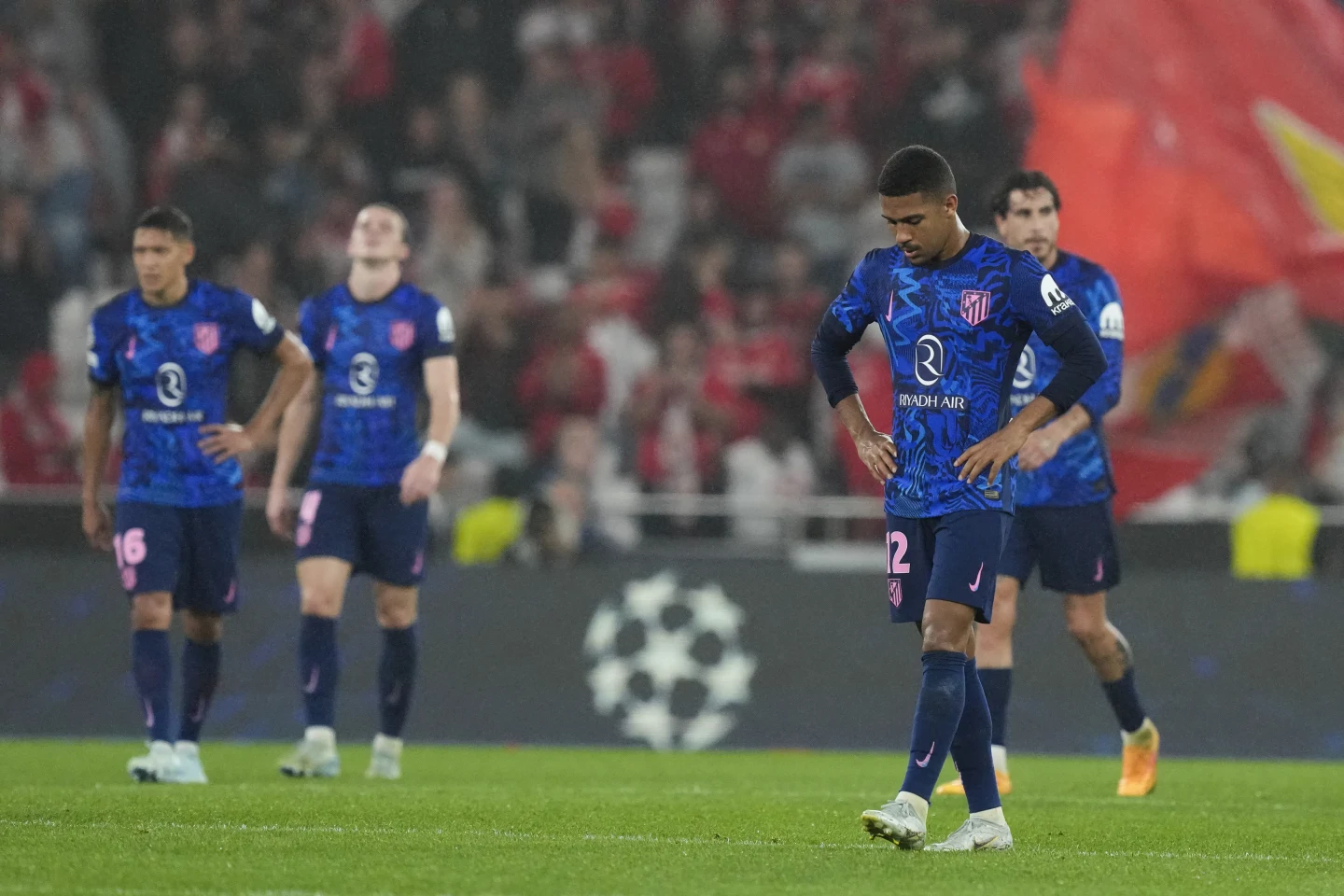 Atletico Madrid loses 4-0 to Benfica