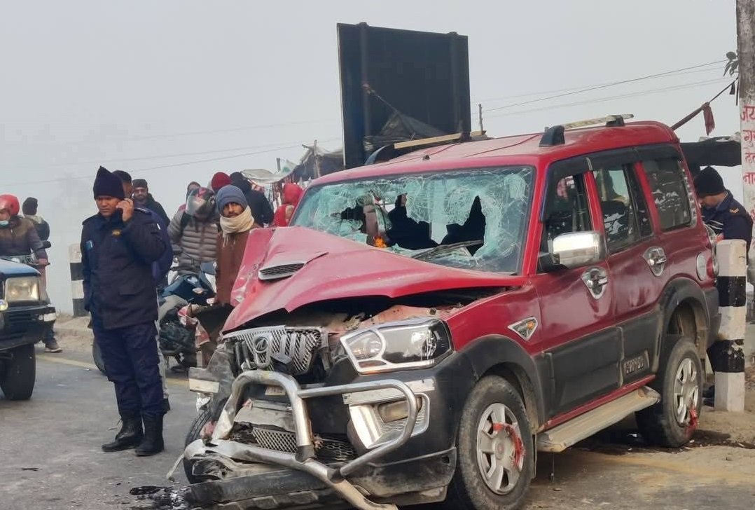 5 injured in jeep-truck collision in Rautahat