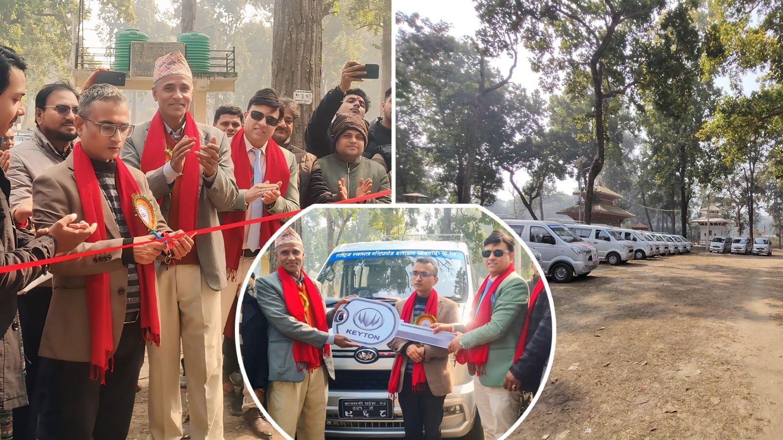 Shasheela Motors hands over 30 Keyton electric vans for Hetauda-Kathmandu route