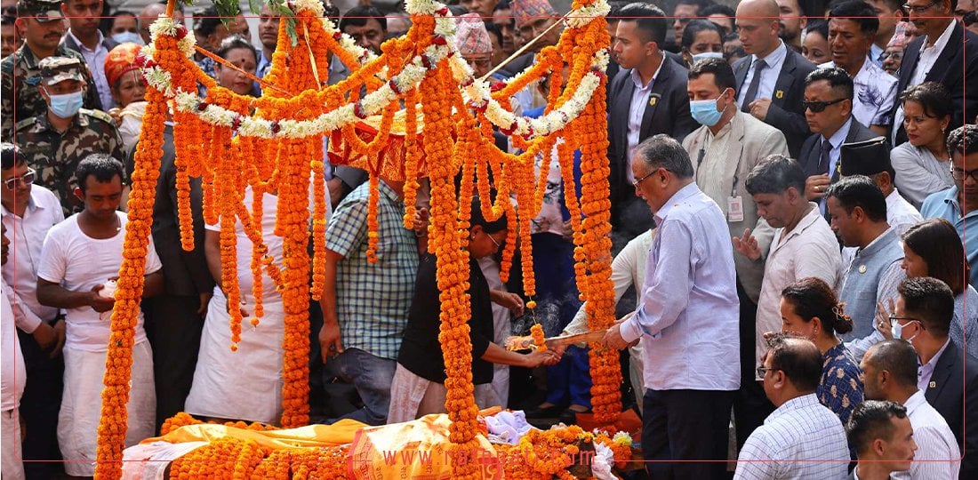 Final goodbye to Sita Dahal in Pashupati, last rites performed