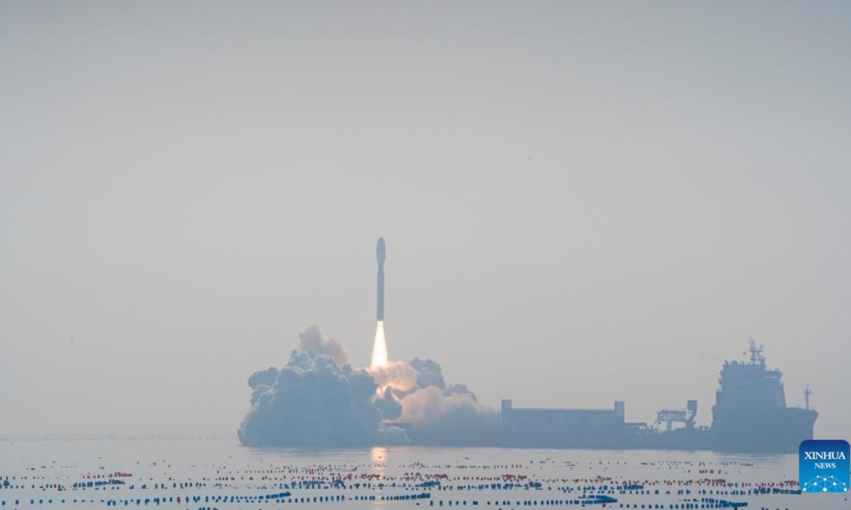 China's Smart Dragon-3 rocket launches satellites from sea