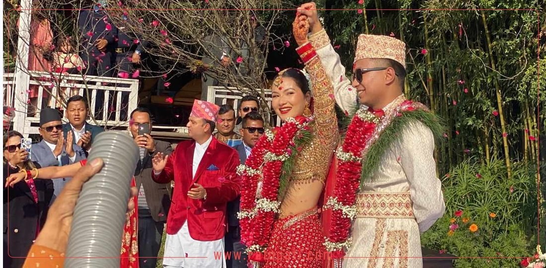 Prachanda's granddaughter ties the knot