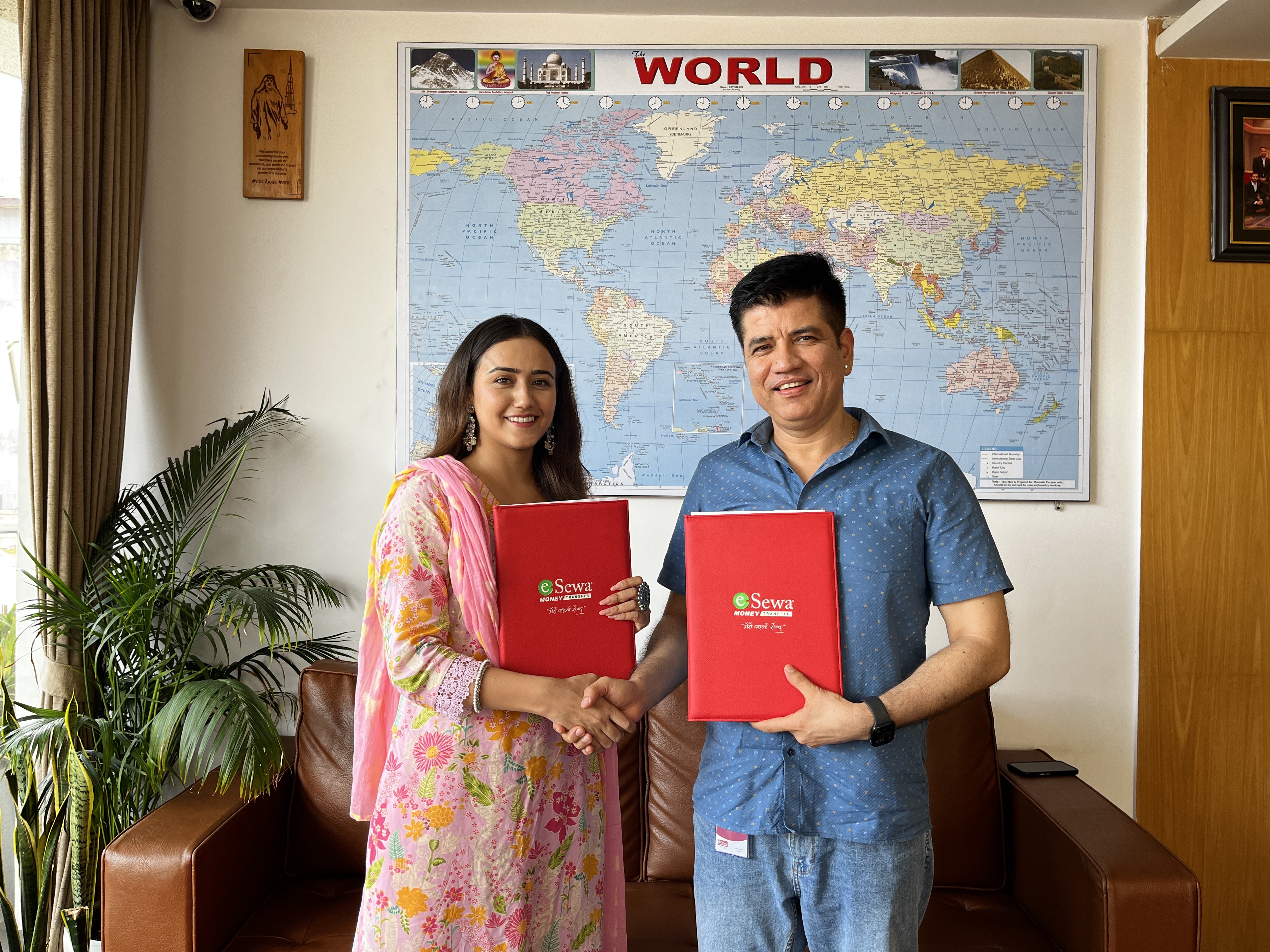 Swastima Khadka Reappointed as Brand Face for eSewa Money Transfer