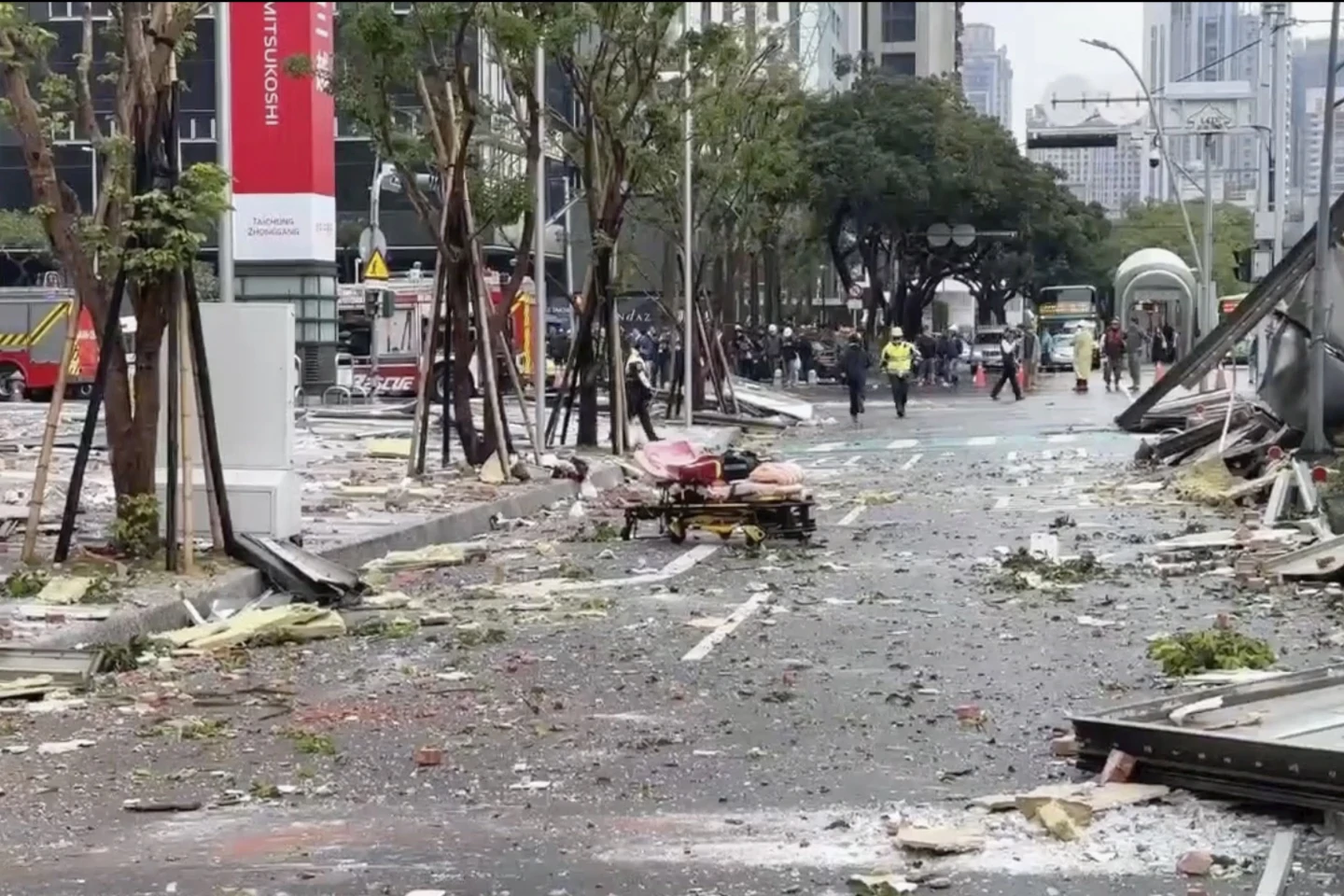 Gas explosion at Taiwan food court kills 4 and injures 26