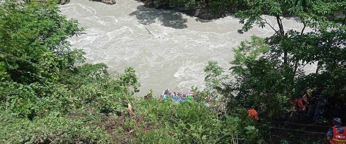 Tanahun bus accident update: At least 14 killed, several injured