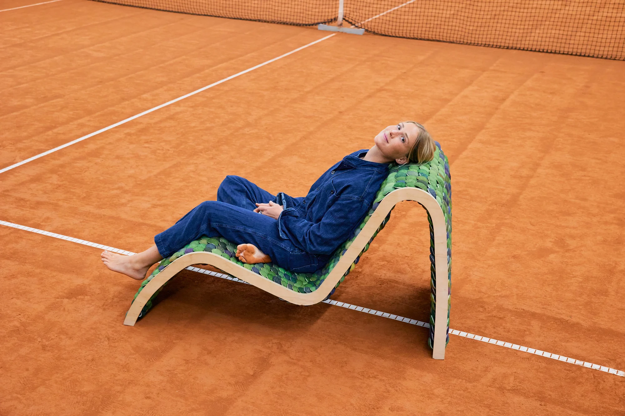 Meet the artist transforming tennis balls into furniture