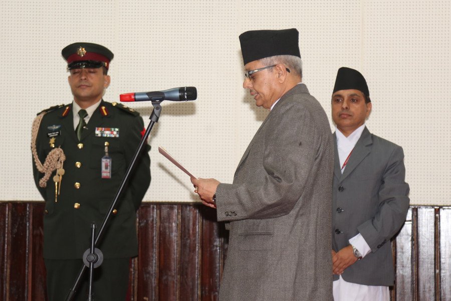 Attorney General Bhandari takes oath