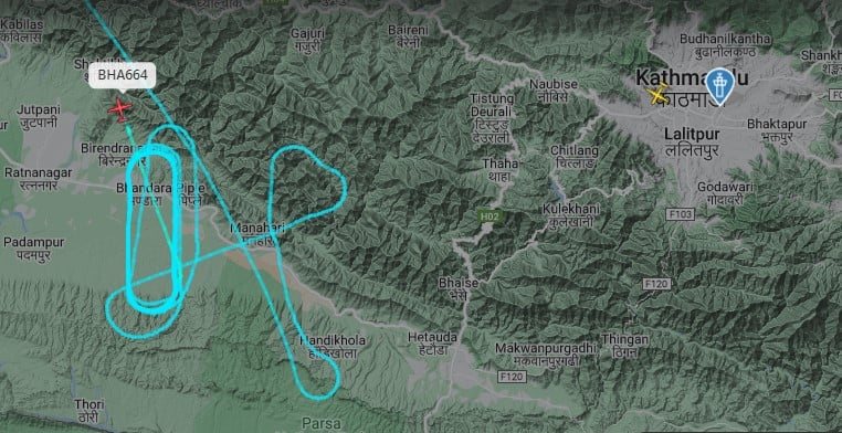 TIA flight divert