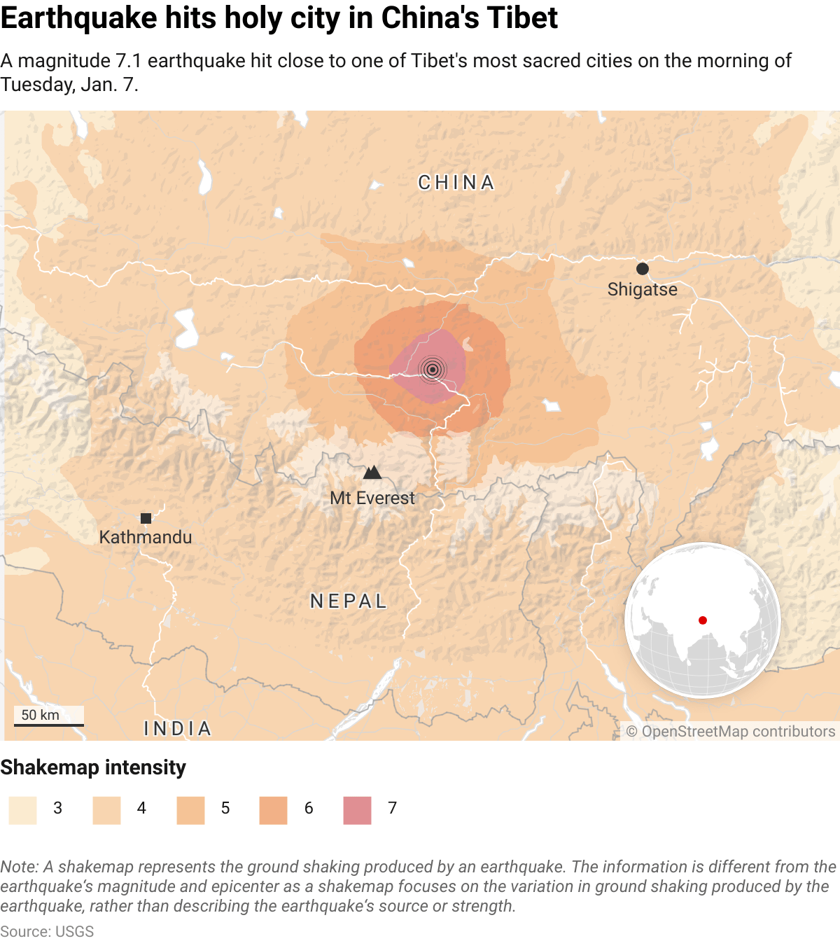 China Earthquake Update: Death toll rises to nearly 100