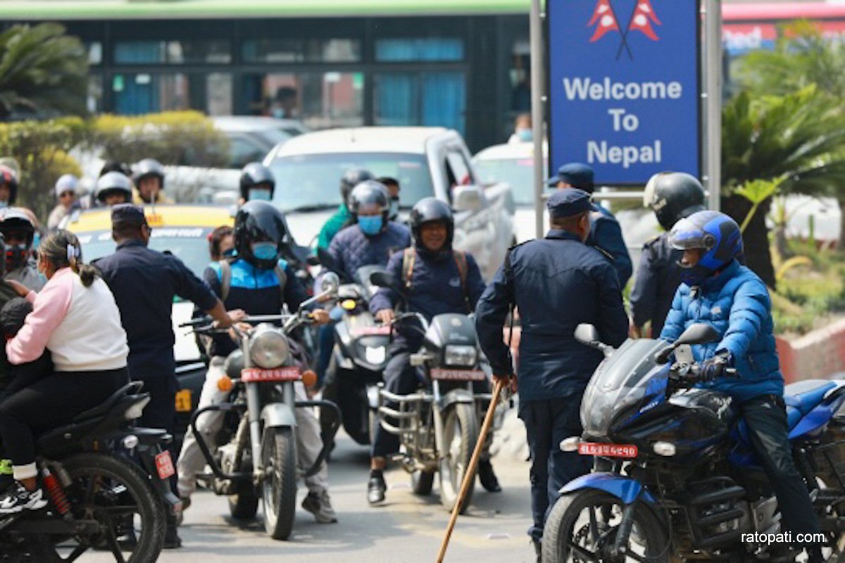 In pictures: Tight security at TIA for former King Gyanendra's arrival