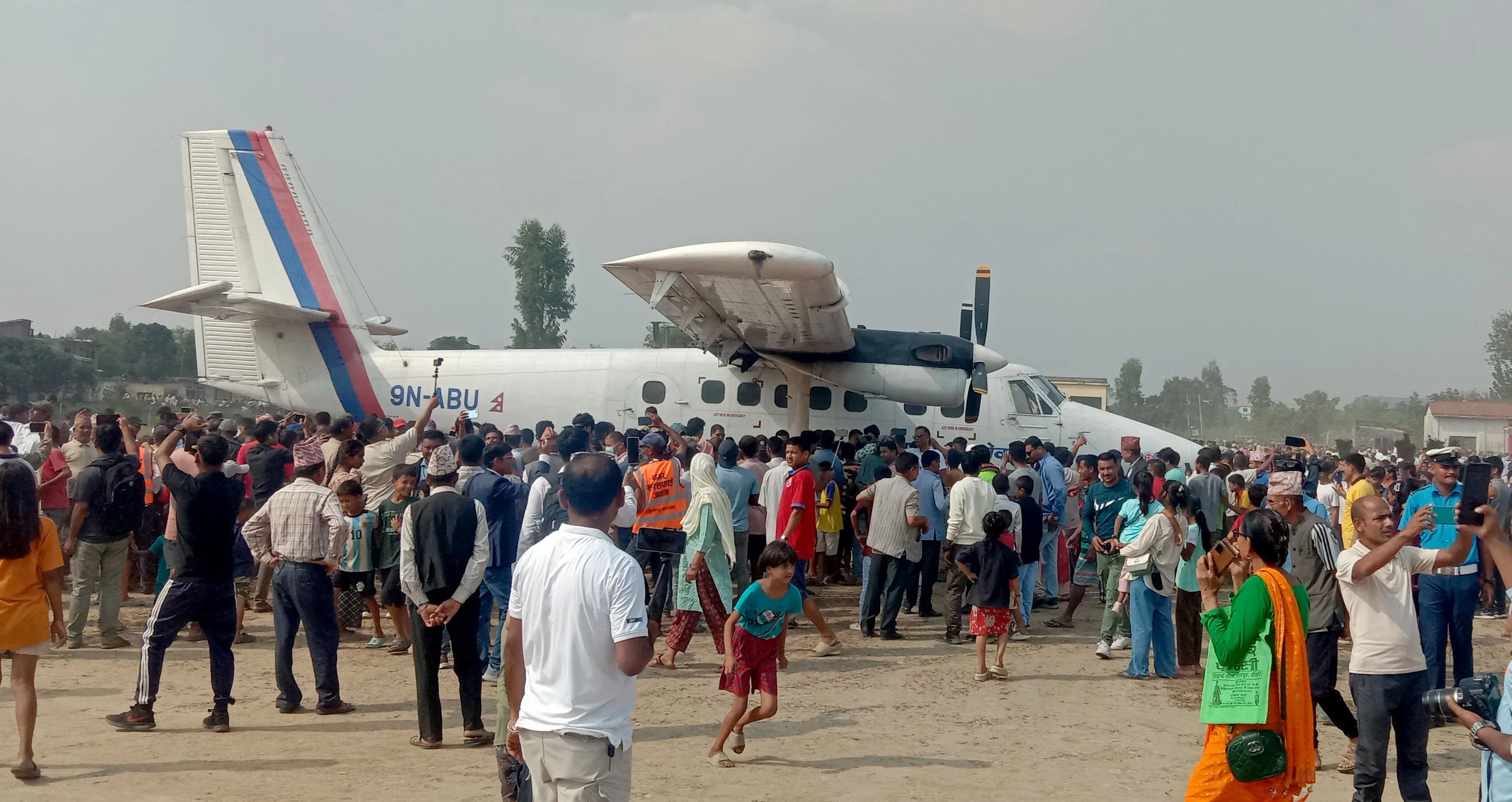 Nepal Airlines conducts test flight to Tikapur Airport