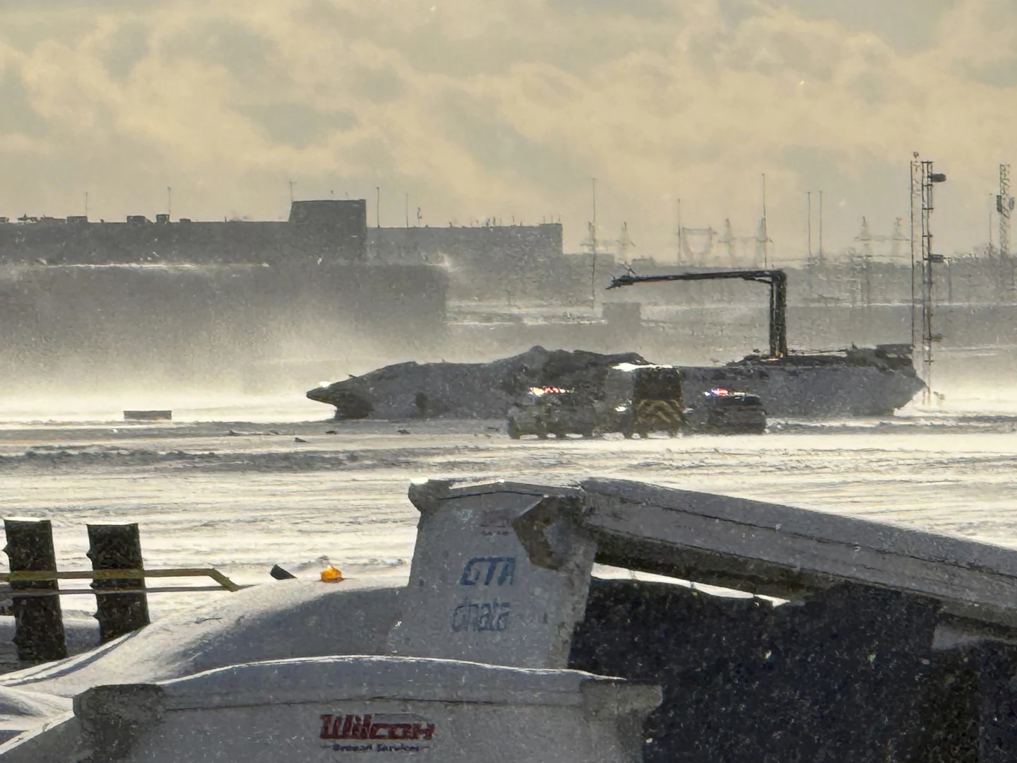 All passengers and crew survive plane crash at Toronto airport