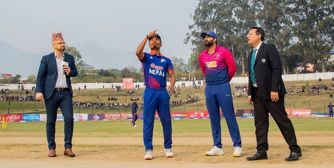 ICC Men’s Cricket World Cup League 2: Nepal bowling against UAE