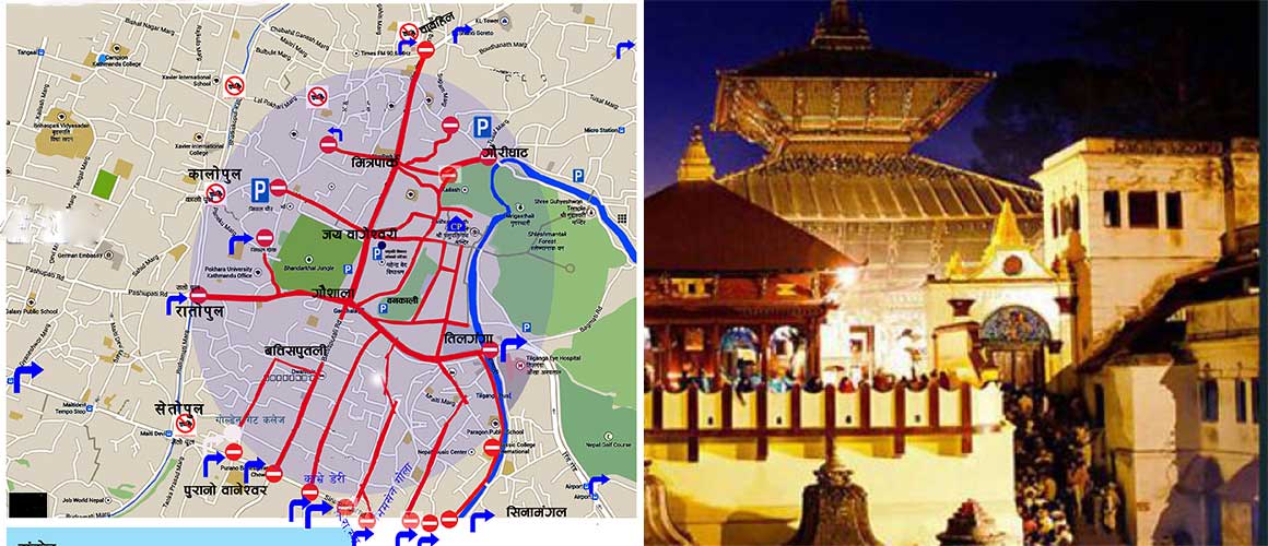 700 traffic police to be mobilized at Pashupatinath Area on Saturday