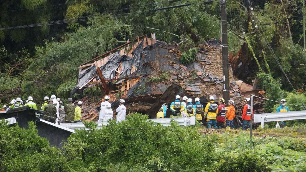 Three dead as Typhoon Shanshan hits southern Japan