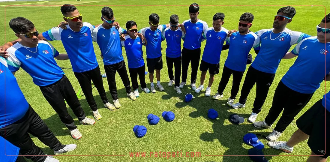Nepali Under-19 Cricket Team gears up for clash with New Zealand