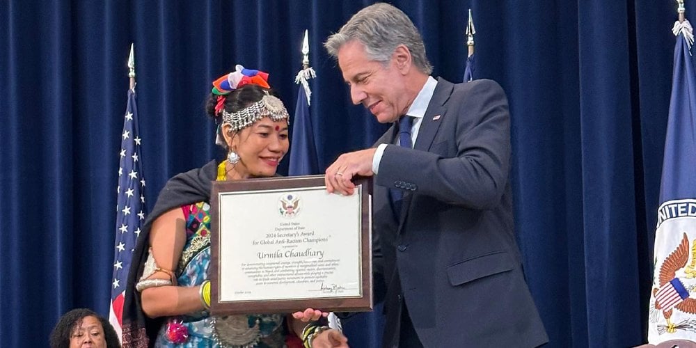 Activist Chaudhary honoured with 'Global Anti Racism Championship Award' in USA