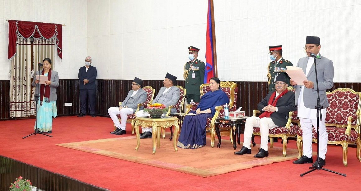 Newly elected deputy chair of National Assembly Aryal sworn in