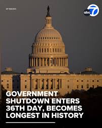 US government shutdown becomes longest in history
