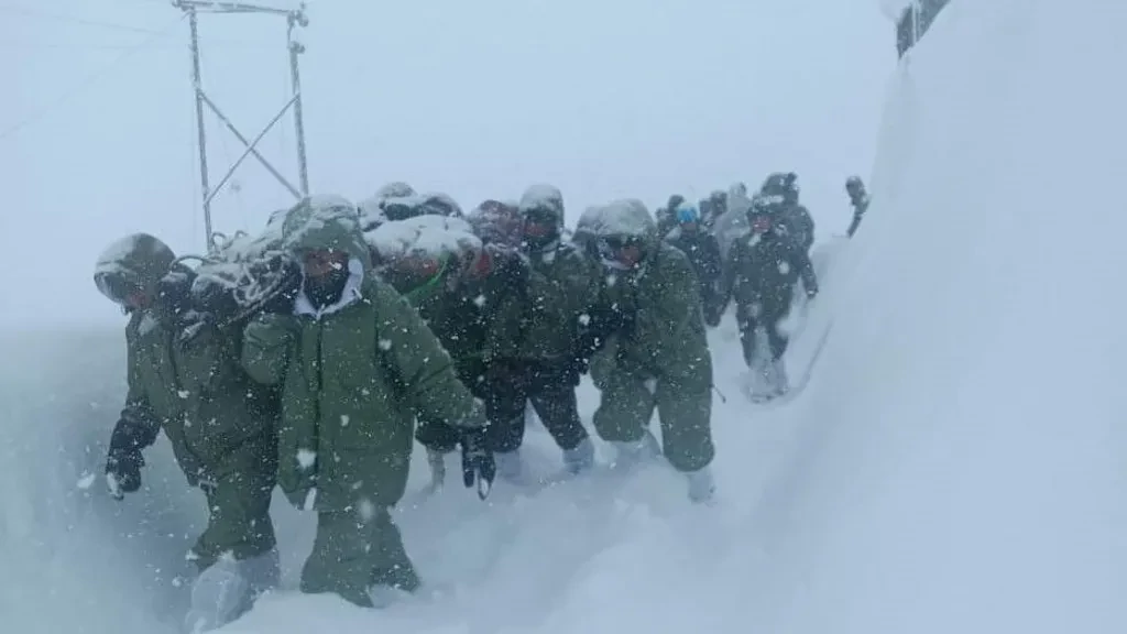 Rescue efforts enter third day at India avalanche site