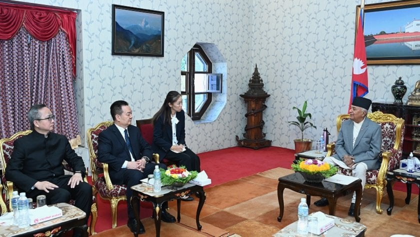 CPC Tibet Secretary Wang meets President Paudel