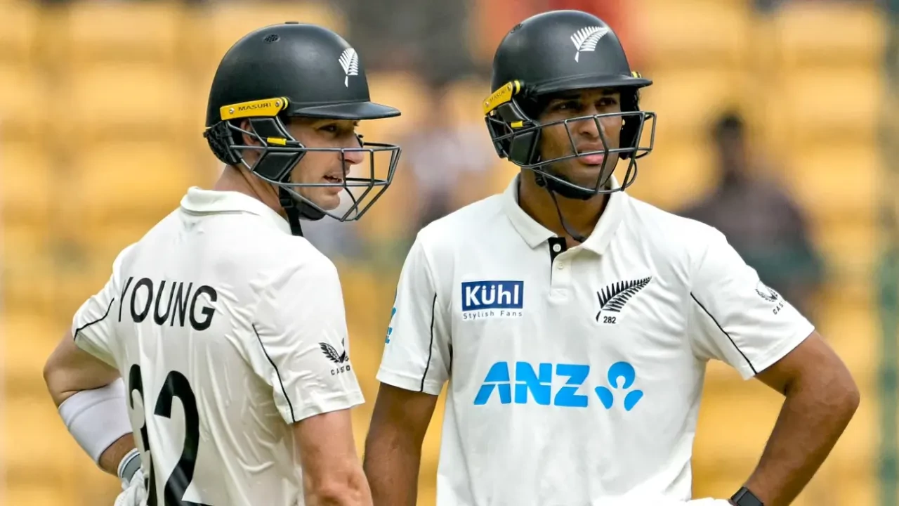 Ravindra, O'Rourke and Henry headline NZ's first Test win in India since 1988